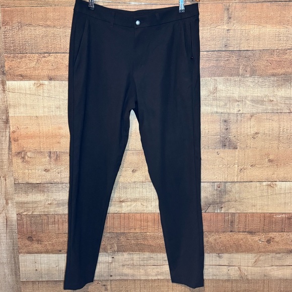 Lululemon Men's Slim Commission Pants Black size 34 Athleisure Golf Outdoor - Picture 2 of 11